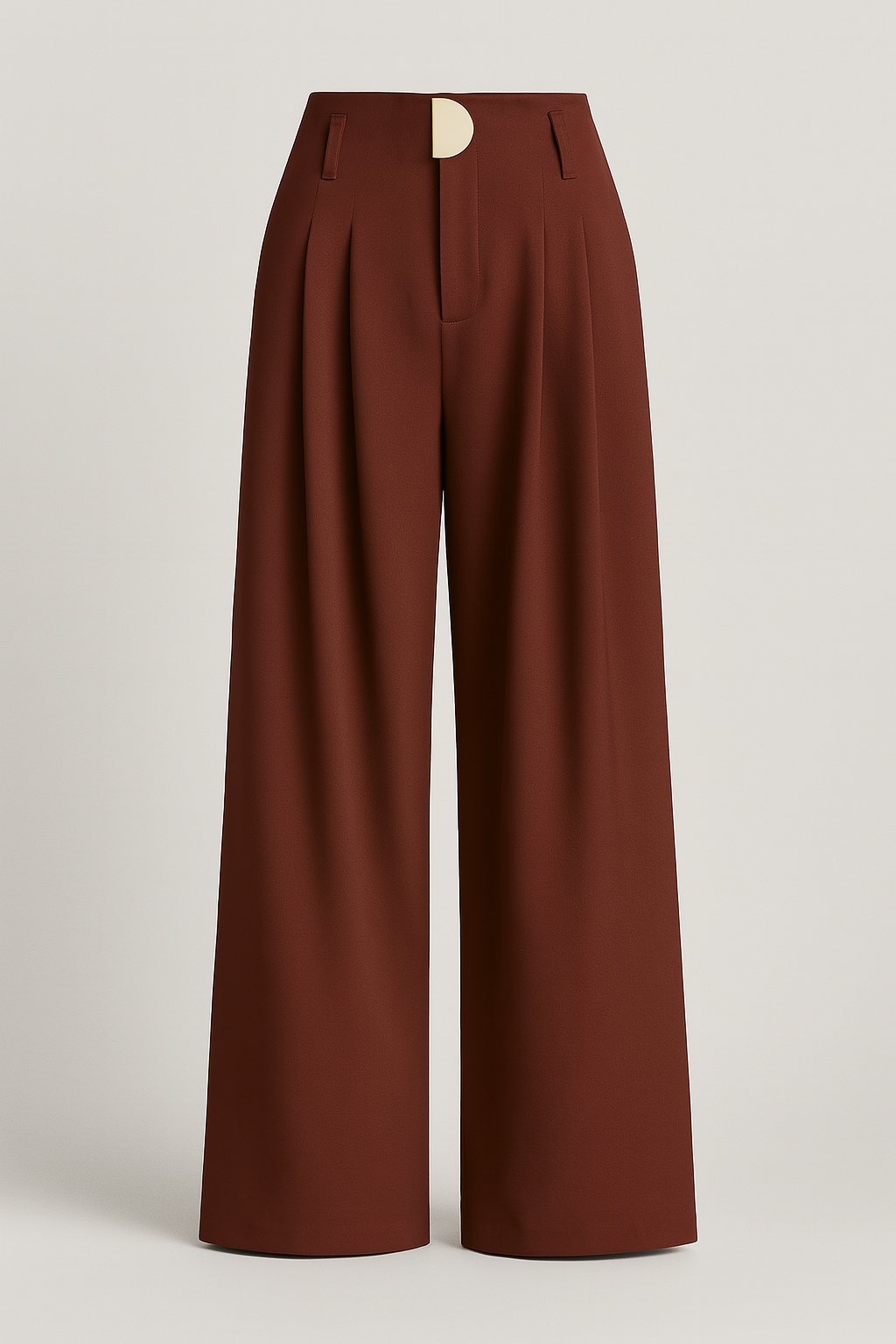 Elegant High-Waisted Palazzo Pants for Women | Wide-Leg Trousers with Pleats 2