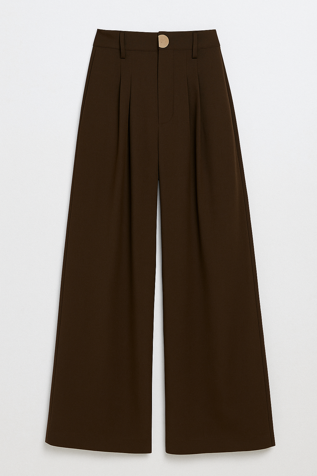 Elegant High-Waisted Palazzo Pants for Women | Wide-Leg Trousers with Pleats 3