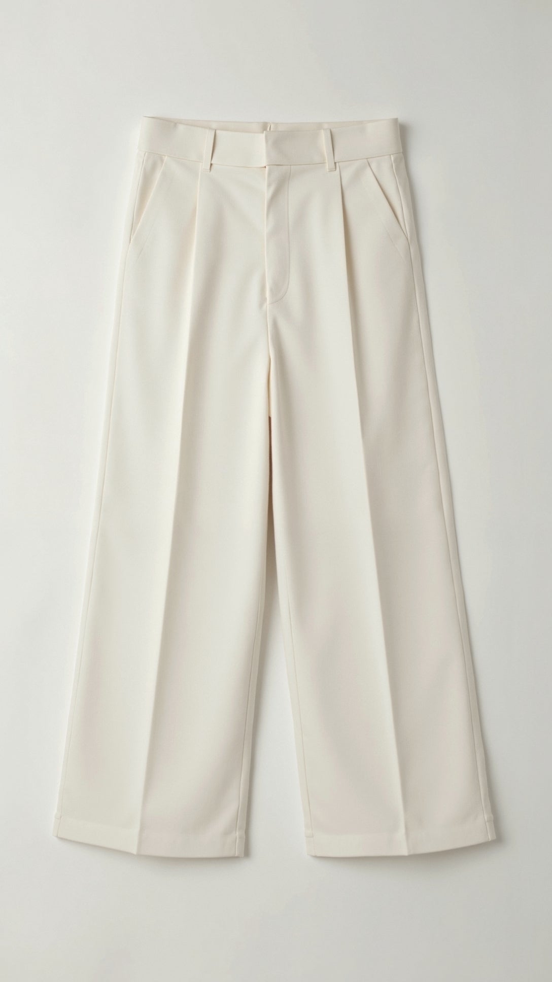 High-Waisted Wide Leg Trousers for Women with Pleated Front and Side Pockets 12