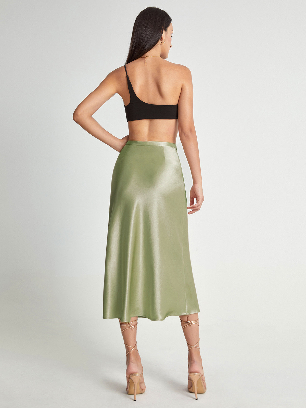High Waist Elegant Midi Skirt for Women | Flattering Summer Essential 6