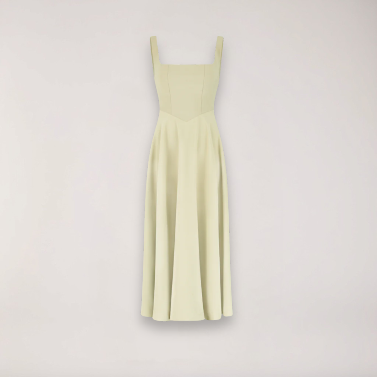 Elegant Women's Midi Dress with Cinched Waist and Flowing Skirt for Summer and Cocktail Events 9