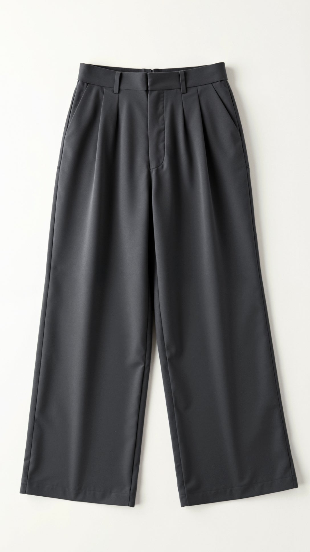 High-Waisted Wide Leg Trousers for Women with Pleated Front and Side Pockets 11